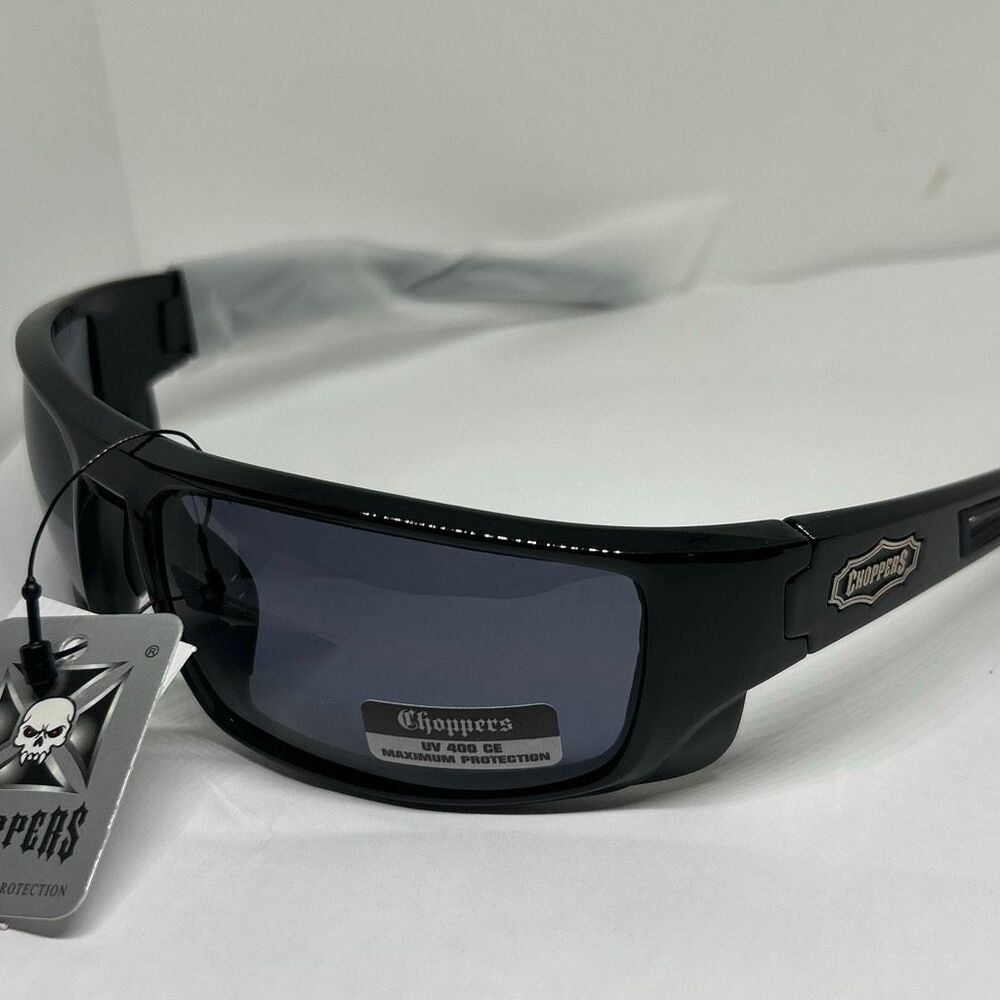 Choppers Wraparound Sunglasses UV400 Biker Motorcycle Riding NWT
